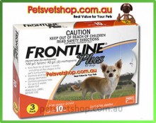 Frontline Plus (Orange) for Small Dogs 3 month pack