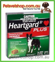 Heartgard Plus (Green) for Dogs 12-22 kg (26-49 lb)