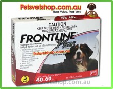 Frontline Plus (Red) for Extra Large Dogs 3 month pack